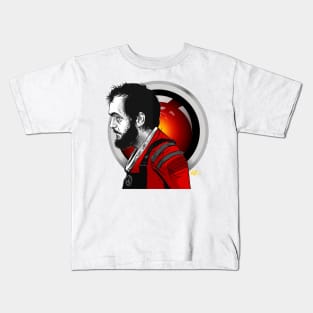 Stanley Kubrick - An illustration by Paul Cemmick Kids T-Shirt